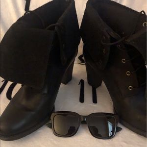 Timberland Women Leather Ankle Boots Size 11